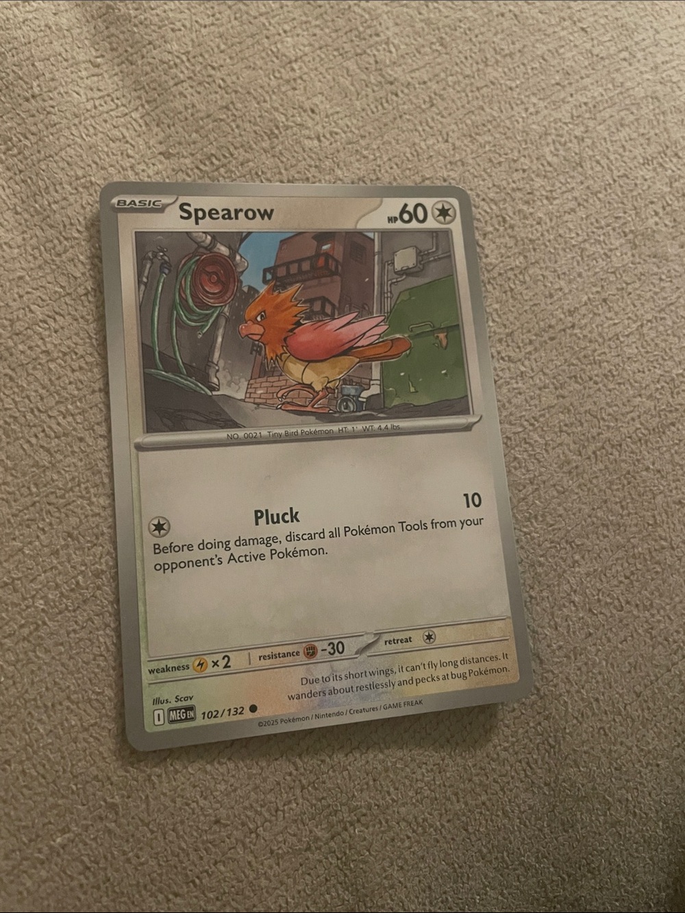 Pokémon Spearow Pokemon Trading Card